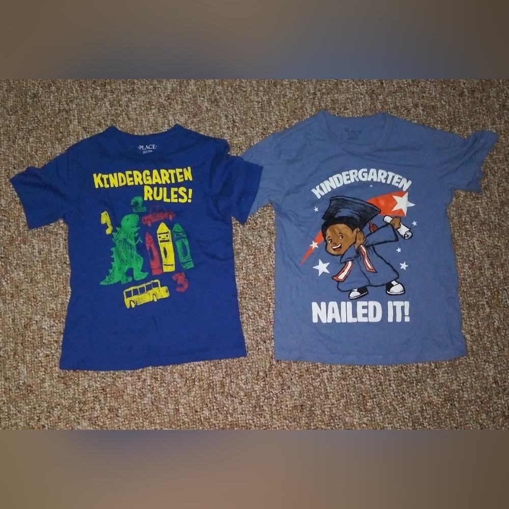 Boys Kindergarten Tshirts size 5